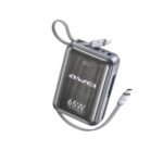 AWEI MH818 65W 20000mAh Power Bank with Built in Cables