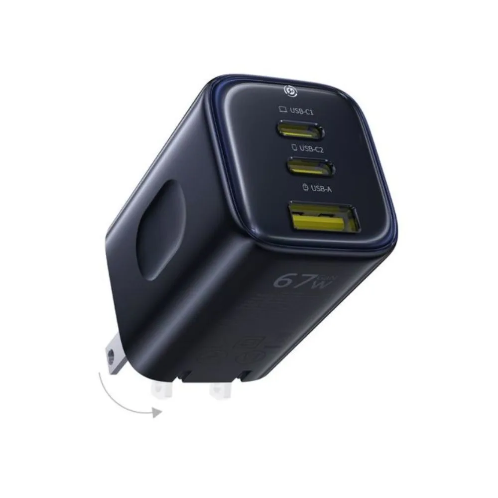 Baseus-AE11-PicoGO-67W-Fast-Charger-E0121000.webp Baseus AE11 PicoGO 67W Fast Charger (E0121000) - Image 1