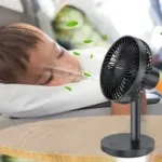 Awei F30 Mini Portable Rechargeable Desk Stand Fan - Image 2