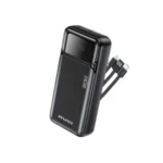 Awei PA-93 20000mAh 22.5W Fast Charging Power Bank with Built-in Dual Cables