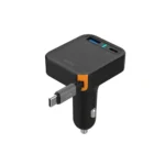 WIWU WiCC033 Helix 65W Fast Car Charger with Retractable Type-C Cable