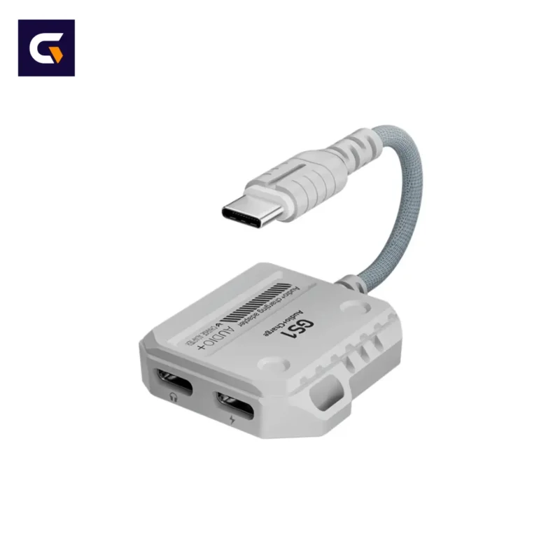Plextone GS1 2-In-1 Type-C Fast Charging & Headphone Converter Price in BD